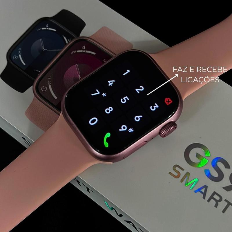 GS9 Mini Serie 9 41mm SmartWatch Com foto personalizada e Troca de Pulseira Xwear Smartwatch e Acessorios Magazine Luiza